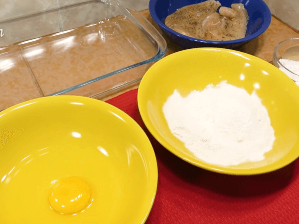 huevo y harina para receta