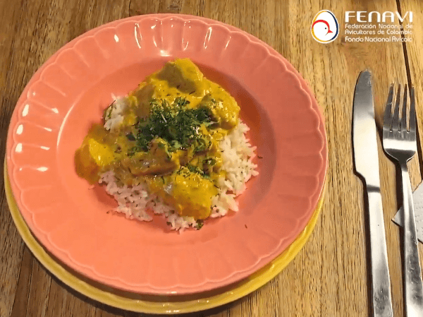 receta de pollo al curry