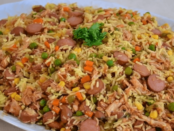 arroz con pollo completo