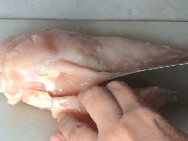 pechuga con trozos de pollo
