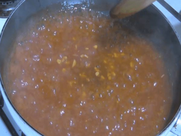salsa pollo thai con naranja