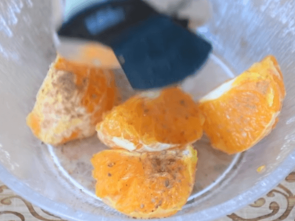 naranja con canela