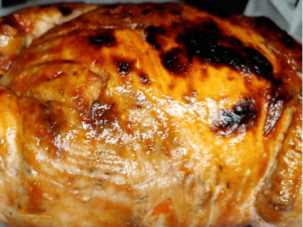 pollo relleno al horno