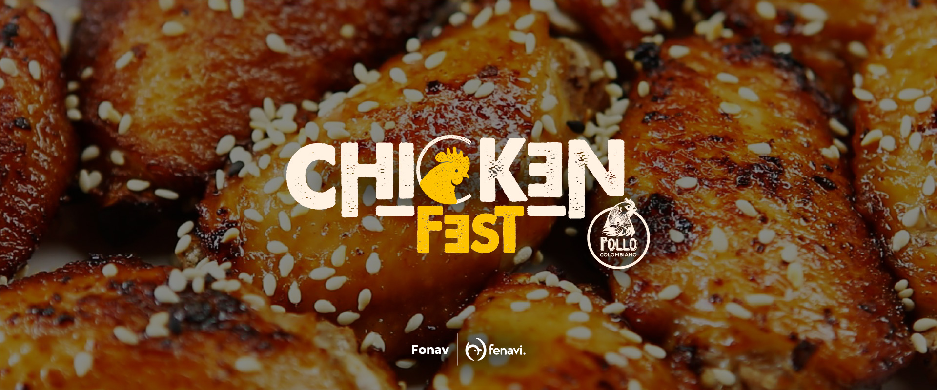 Chicken Fest. Pollo con ajonjolí