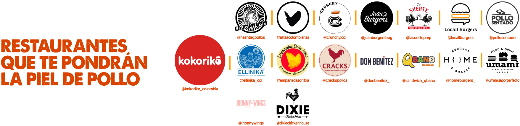 Logos de restaurantes de pollo