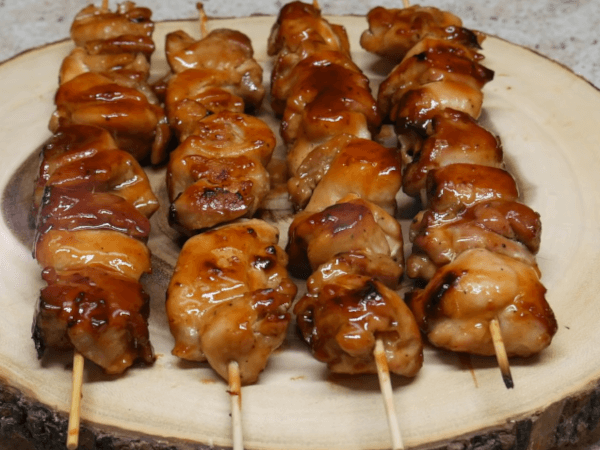 brochetas doradas