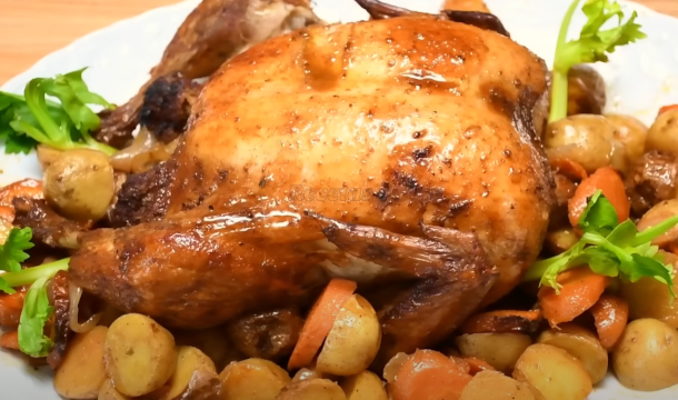 pollo al horno receta