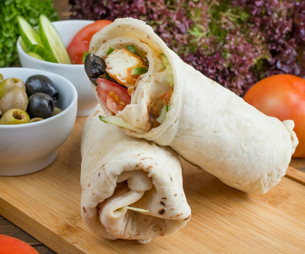 wrap de pollo
