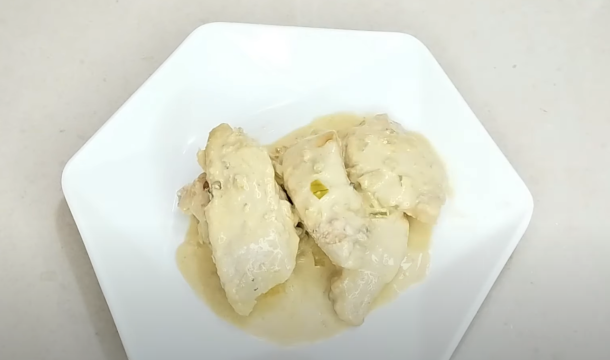 pollo en crema de leche receta