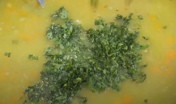 cilantro para sopa